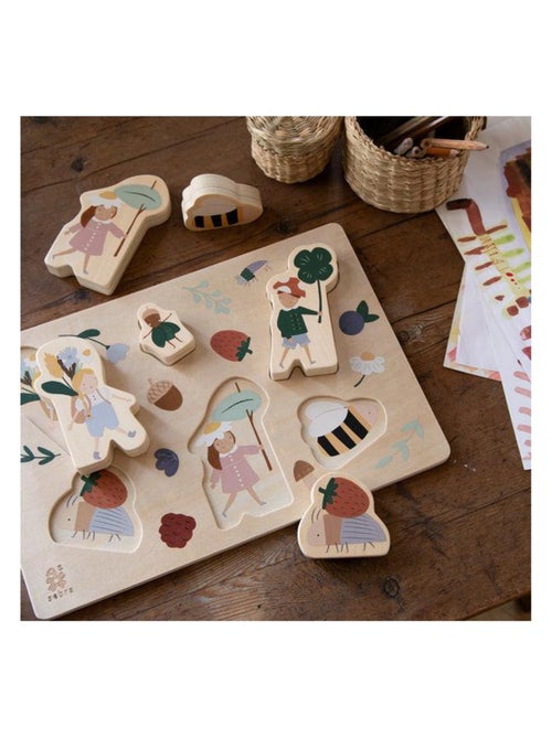 Grand puzzle en bois Pixie Land en Plywood - Kiabi