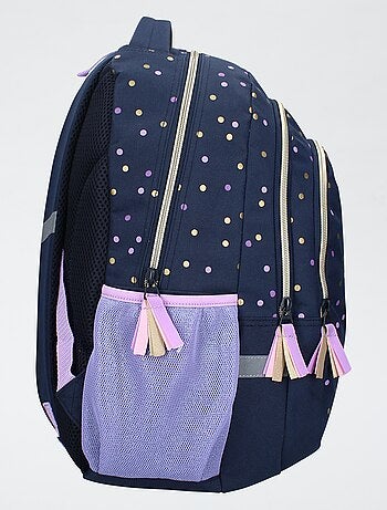 Grand sac à dos à pois