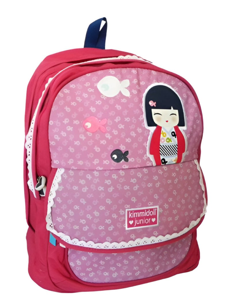 Grand Sac à dos Kimmi Junior Rose - Kiabi