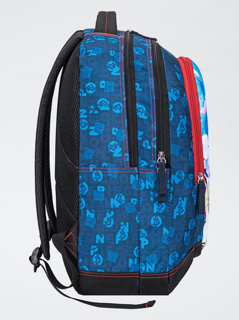 Grand sac à dos 'One piece' bleu - Kiabi