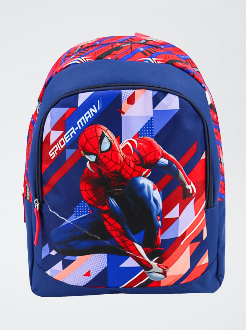 Grand sac à dos 'Spider-man' Bleu - Kiabi