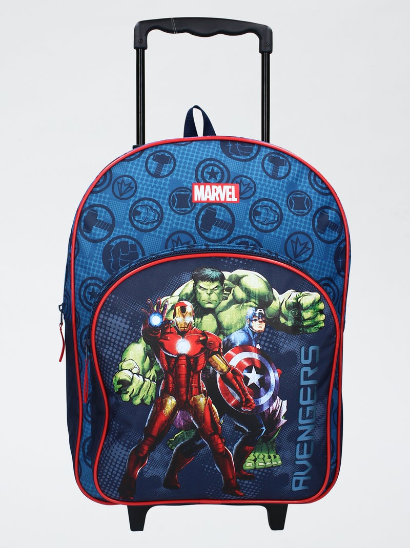 Grand sac à roulettes 'Marvel' Bleu - Kiabi