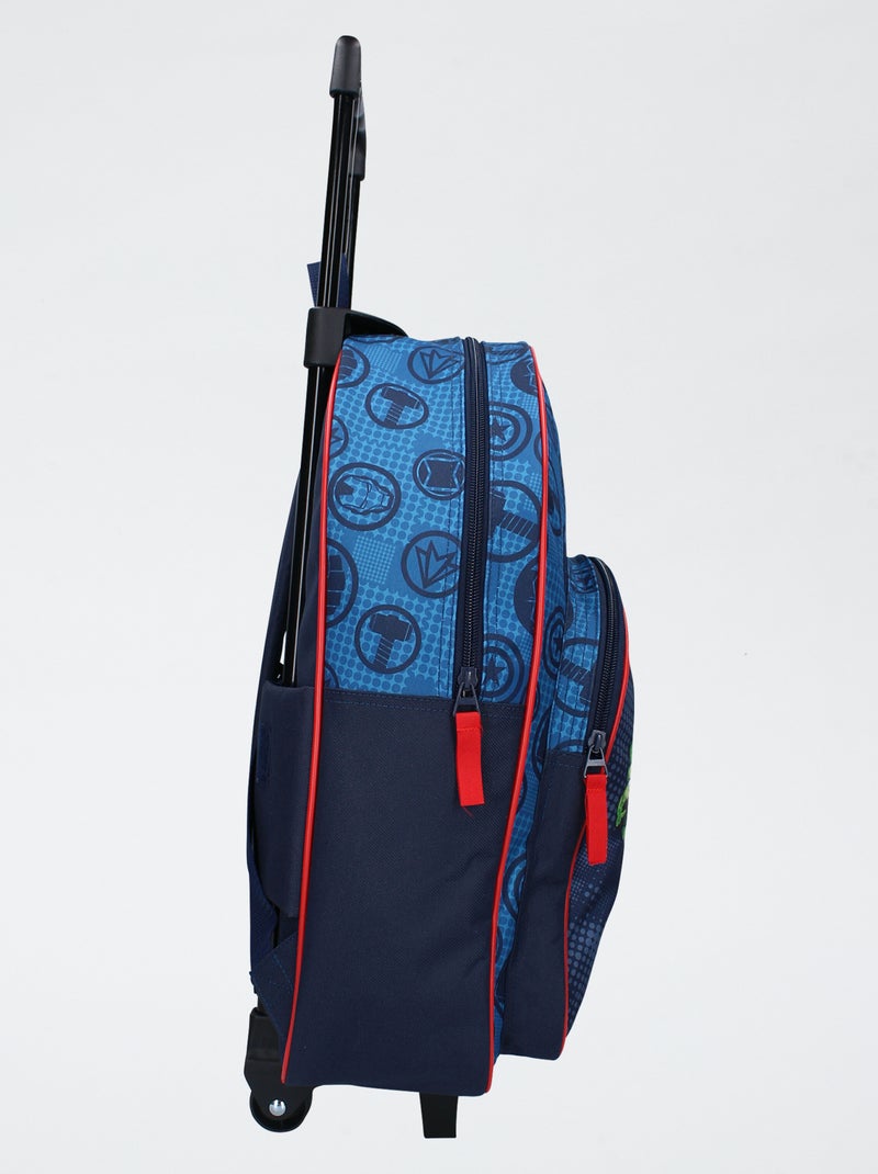 Grand sac à roulettes 'Marvel' Bleu - Kiabi