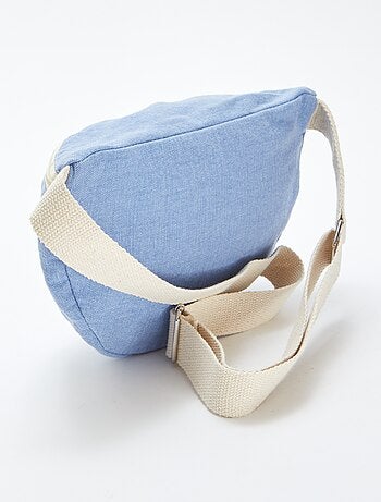 Grand sac banane avec étiquette tissée