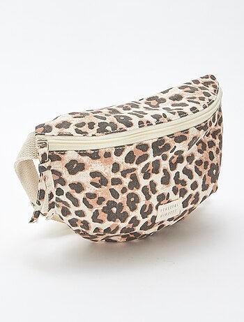 Grand sac banane avec étiquette tissée