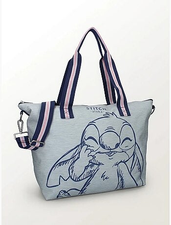 Grand sac cabas bandoulière amovible stitch disney