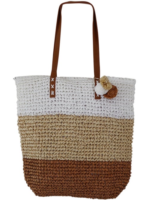 Grand sac cabas plage ALDINA - Kiabi