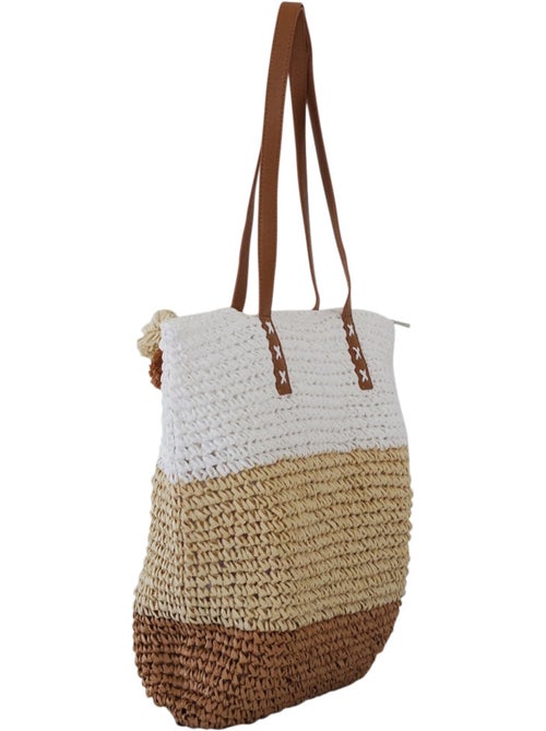 Grand sac cabas plage ALDINA - Kiabi