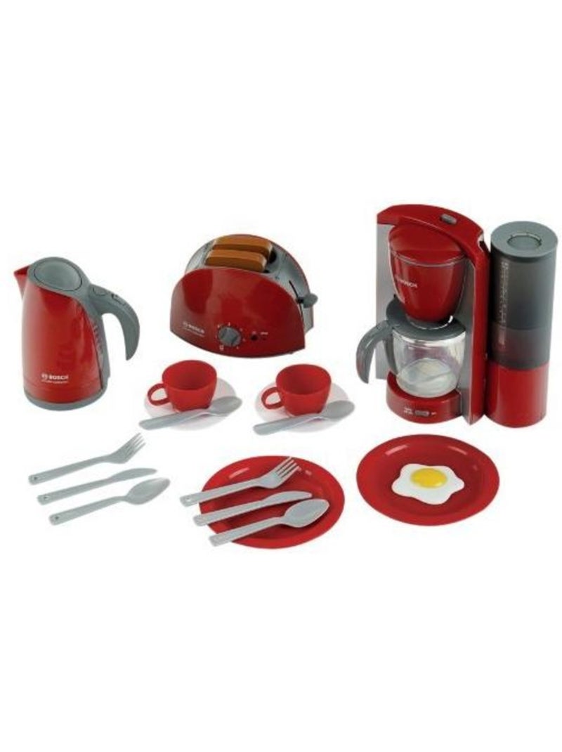 Grand set petit-déjeuner Bosch Rouge - Kiabi