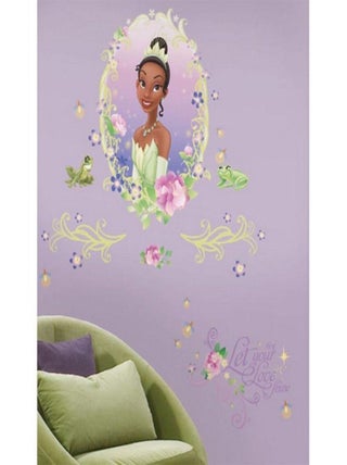 Grand sticker mural La Princesse et la Grenouille