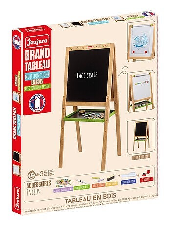 Grand tableau à dessin multifonctions en bois