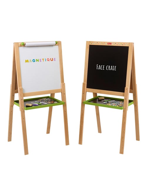 Grand tableau à dessin multifonctions en bois - Kiabi
