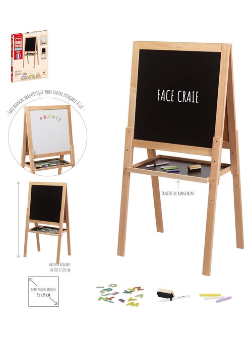 Grand tableau multifonctions en bois - Kiabi