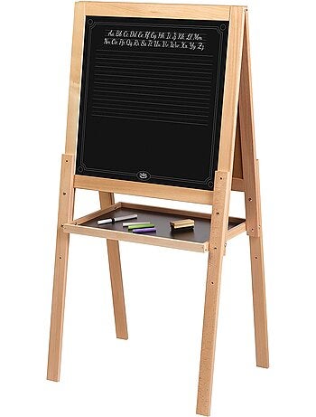 Grand tableau sur pied en bois