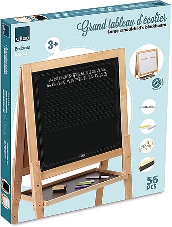 Grand tableau sur pied en bois