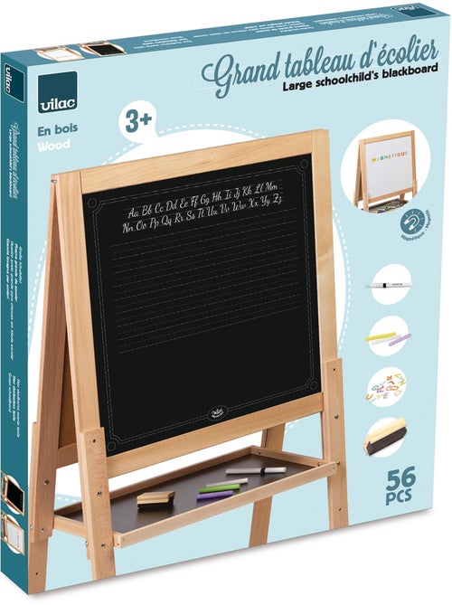 Grand tableau sur pied en bois - Kiabi