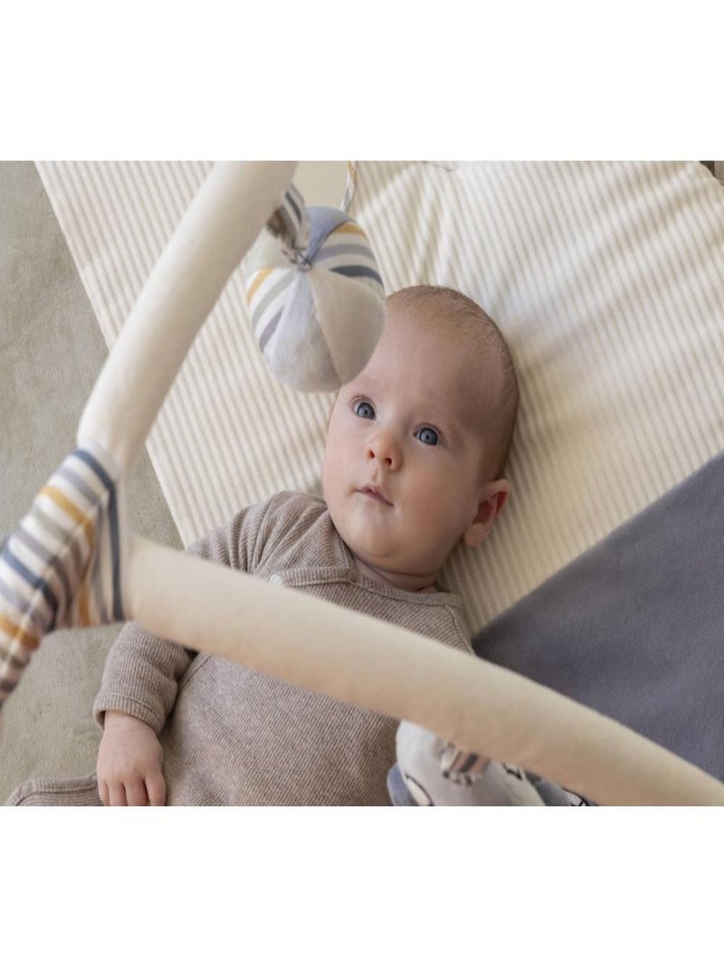 Grand tapis d'activités Miffy - Fluffy Beige/Vert/Bleu - Kiabi