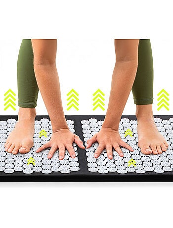 Grand tapis d'acupression xl 130 cm avec coussin hyp34 hypermotion