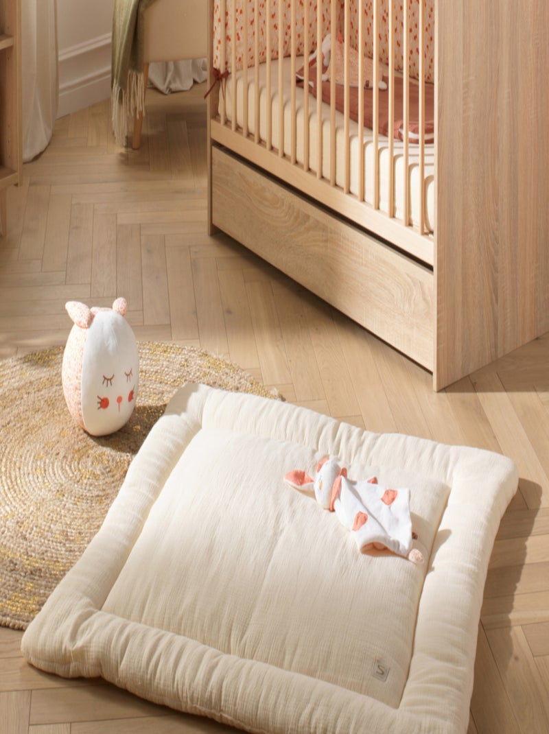 Grand tapis de jeu en double gaze de coton - SAUTHON Beige - Kiabi