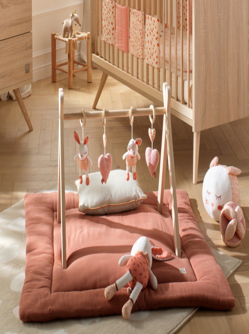 Grand tapis de jeu en double gaze de coton - SAUTHON Rouge - Kiabi