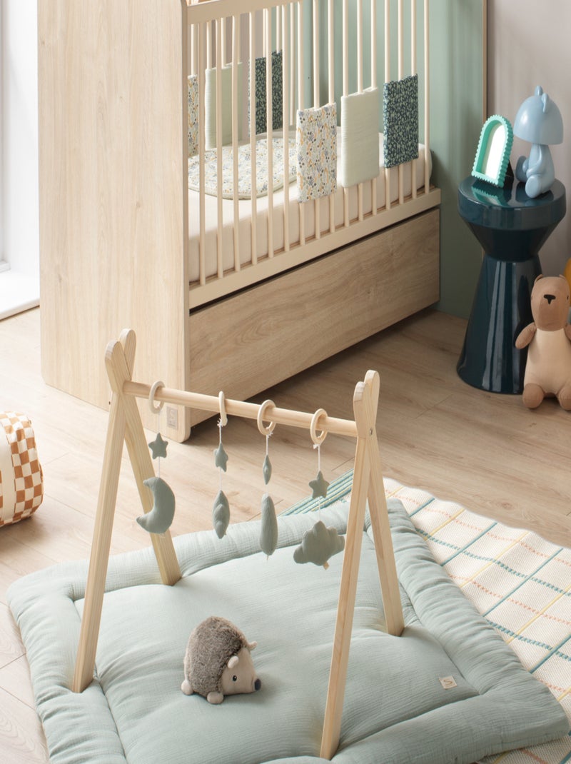 Grand tapis de jeu en double gaze de coton - SAUTHON Vert - Kiabi