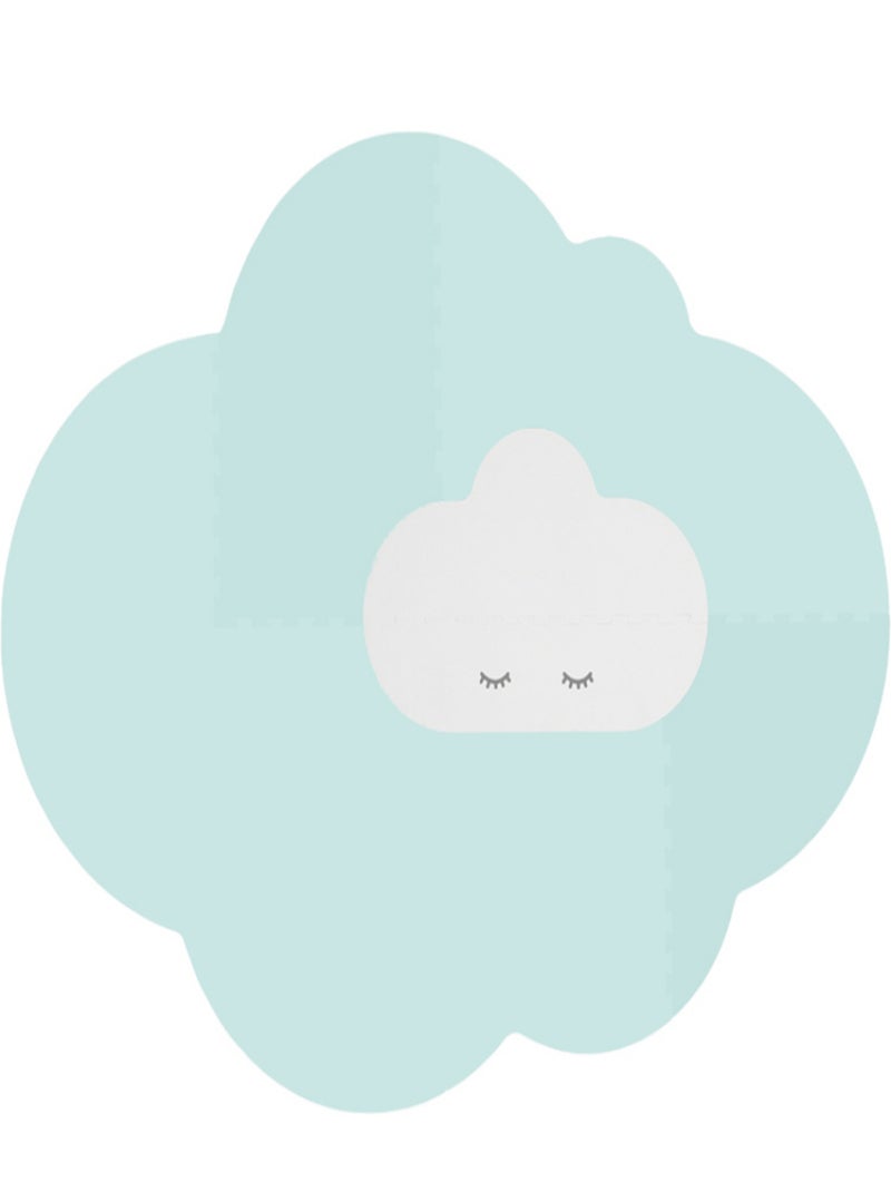 Grand tapis de jeu nuage vert menthe Vert - Kiabi
