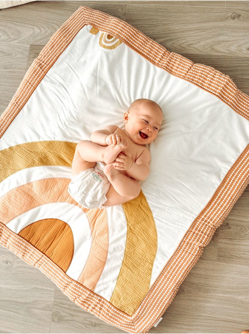 Grand tapis en velours - SAUTHON Blanc - Kiabi