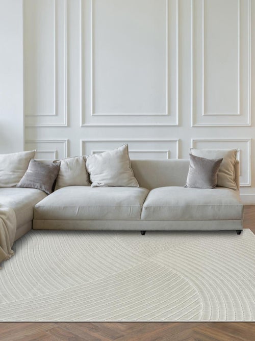 Grand tapis intérieur extérieur en relief ton sur ton LYN14 GEMGRAF - Kiabi