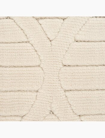 Grand tapis intérieur extérieur en relief ton sur ton LYN14 TENDIA