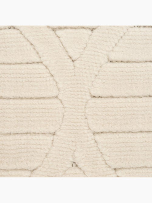 Grand tapis intérieur extérieur en relief ton sur ton LYN14 TENDIA - Kiabi