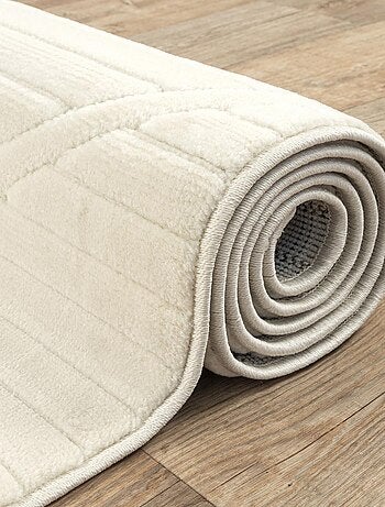 Grand tapis intérieur extérieur en relief ton sur ton lyn14 tendia