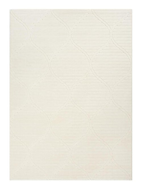 Grand tapis intérieur extérieur en relief ton sur ton lyn14 tendia - Kiabi