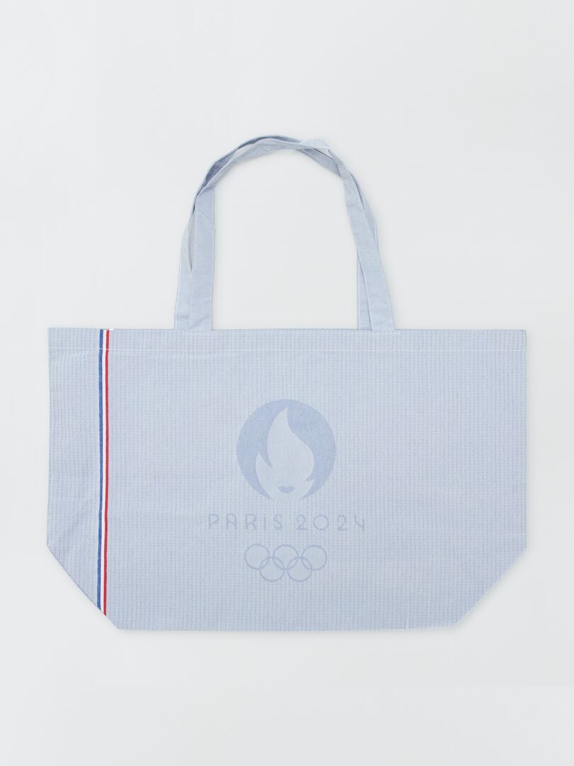 Grand Tote Bag Paris 2024 Bleu Ciel Kiabi 9 00   Grand Tote Bag   Paris 2024 Bleu Ciel Auf08 4 Frb5 