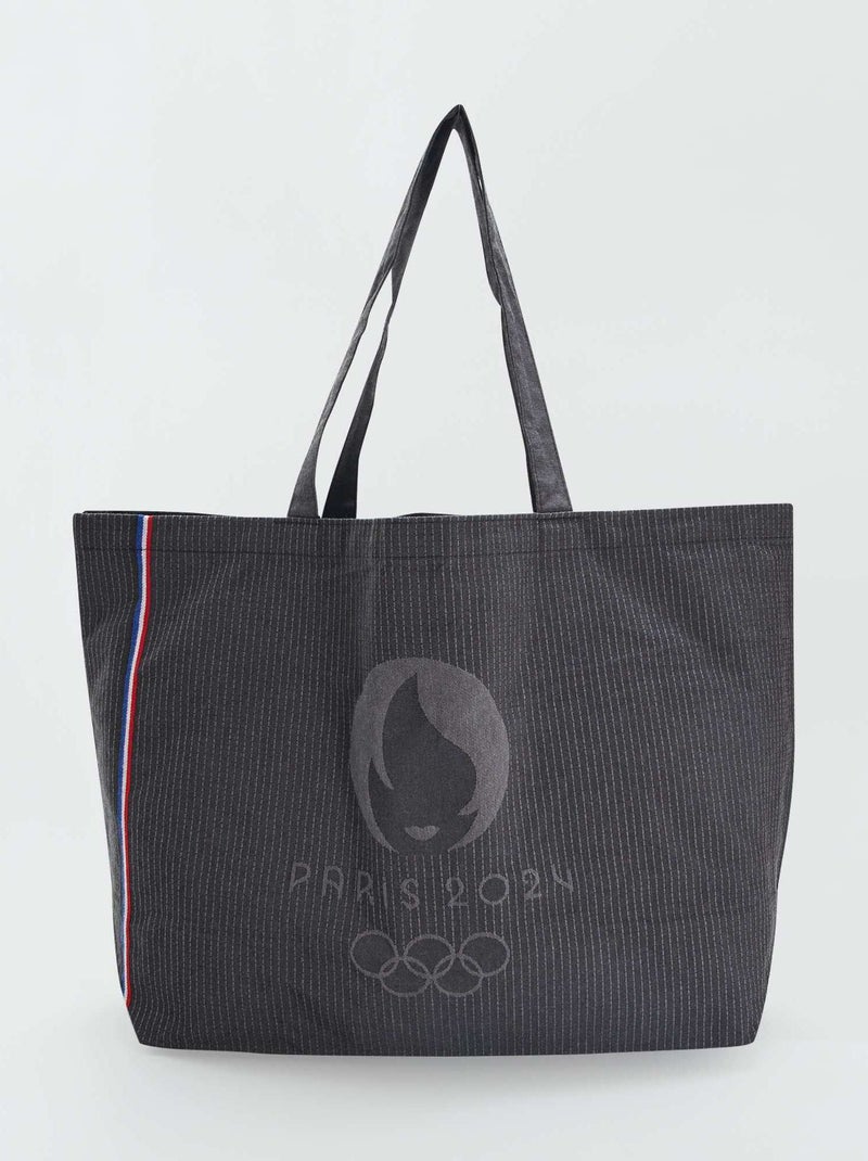 Grand tote bag - Paris 2024 Gris - Kiabi