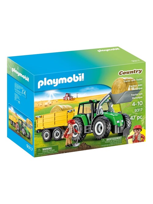 Grand tracteur avec remorque - Kiabi