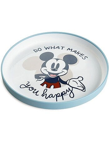 Grande assiette anti-derapante mickey collector