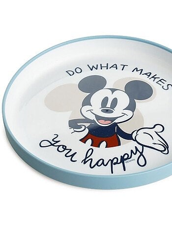 Grande assiette anti-derapante mickey collector