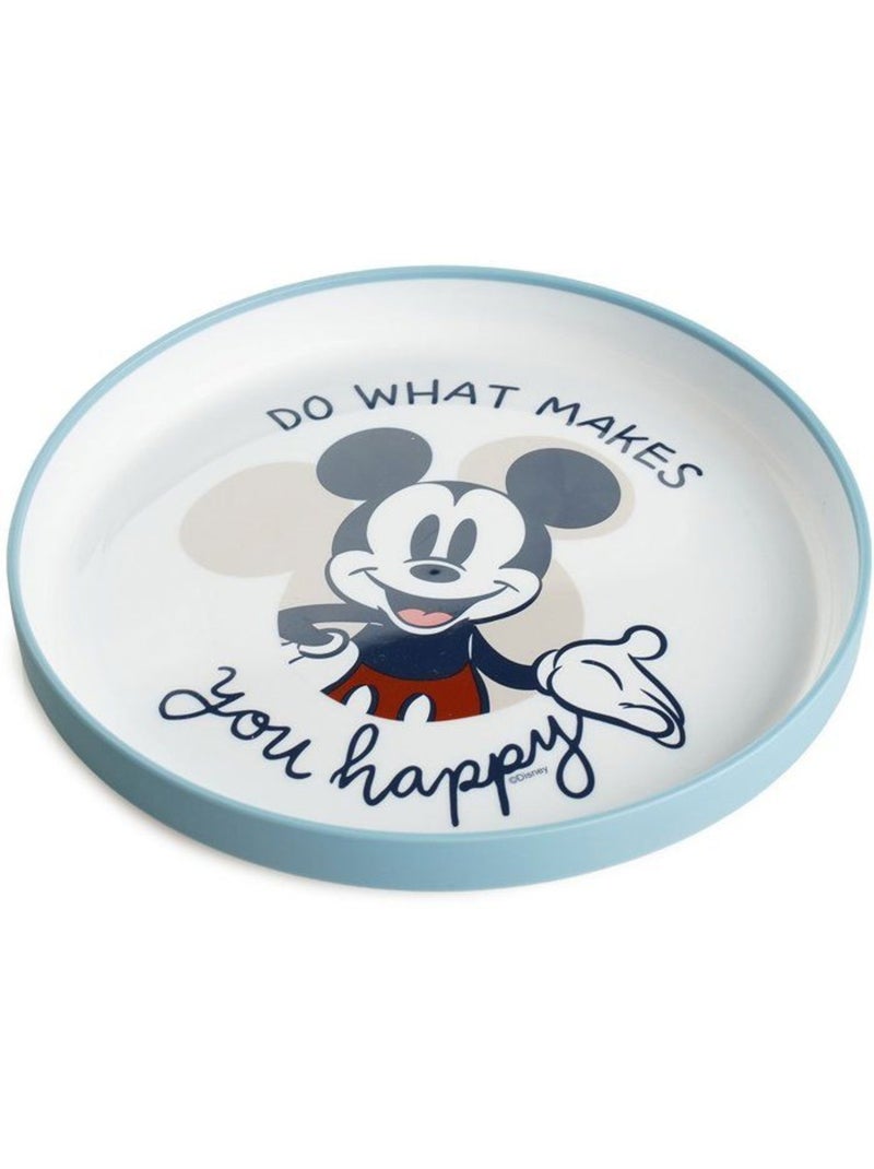 Grande assiette anti-derapante mickey collector Blanc - Kiabi