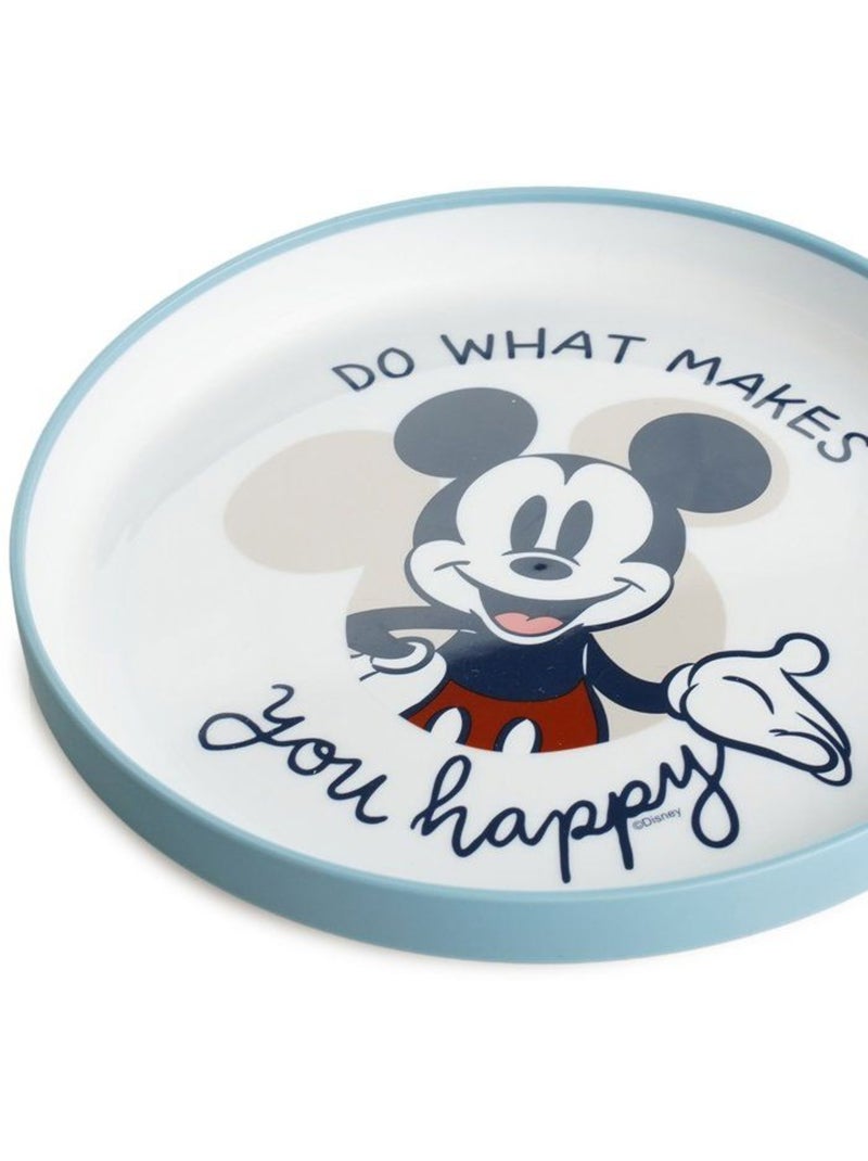Grande assiette anti-derapante mickey collector Blanc - Kiabi