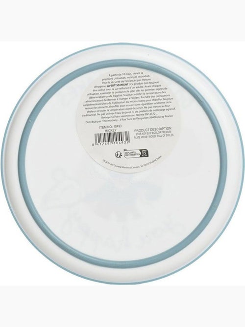 Grande assiette anti-derapante mickey collector - Kiabi