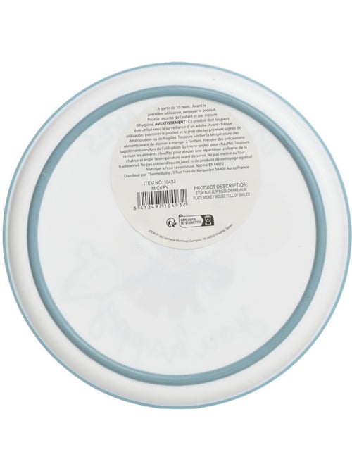 Grande assiette anti-derapante mickey collector - Kiabi