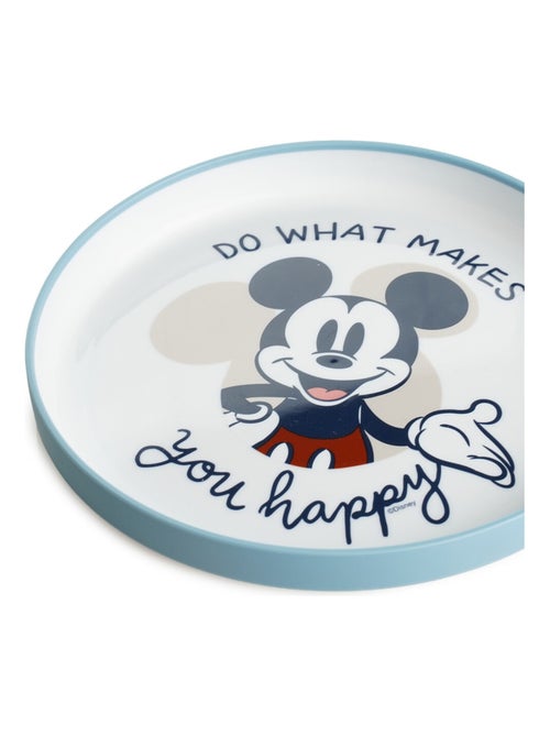 GRANDE ASSIETTE ANTI-DERAPANTE MICKEY COLLECTOR - Kiabi