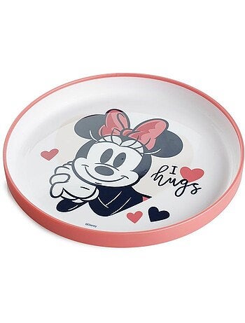 Grande assiette anti-derapante minnie collector