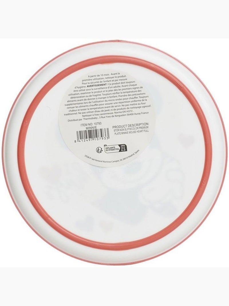 Grande assiette anti-derapante minnie collector Blanc - Kiabi