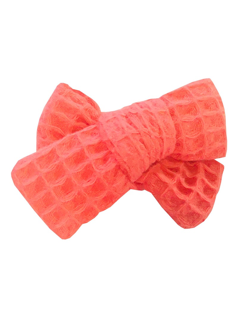 Grande barrette anti-glisse nid d'abeille BB&CO Orange corail - Kiabi