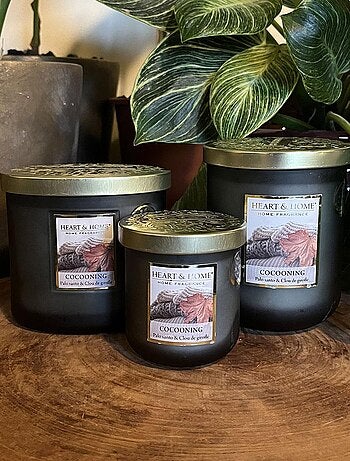 Grande Bougie à la cire de soja Cocooning