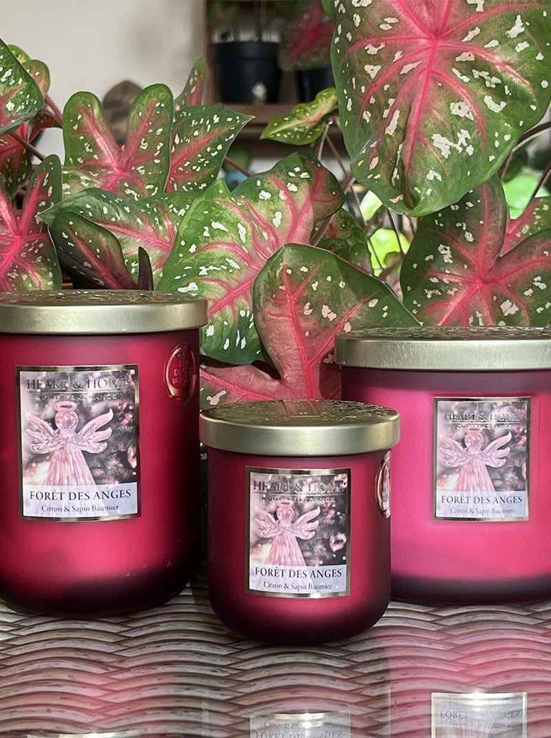 Grande bougie forêt des anges Blanc - Kiabi