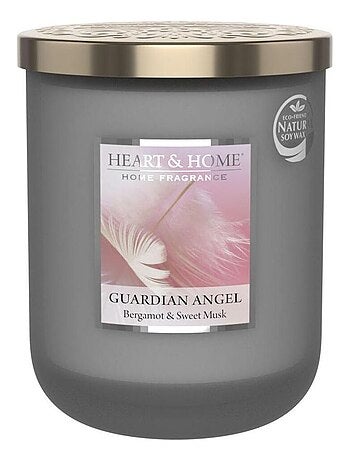 Grande bougie heart and home ange gardien