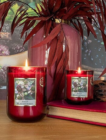 Grande bougie heart and home mûre des bois
