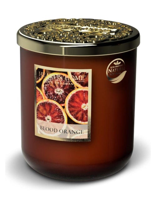 Grande bougie heart and home senteur orange sanguine - Kiabi